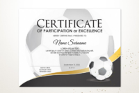 Editable Soccer Football Certificate Template Sport | Etsy intended for Football Certificate Template