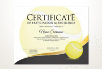 Editable Tennis Certificate Template, Sport Certificate Award, Printable  Sport Certificates, Tennis Award, Instant Download regarding Table Tennis Certificate Templates Editable