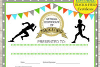 Editable Track & Field Award Certificates, Instant Download with regard to Track And Field Certificate Templates Free