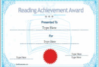 Education Certificates – Certificate Of Reading Achievement intended for Quality Reading Achievement Certificate Templates