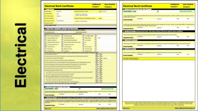 Electrical Isolation Certificate Template (5) - Templates inside Electrical Isolation Certificate Template