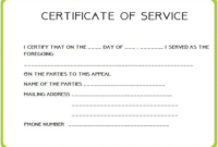 Employee Certificate Of Service Template (6) – Templates inside Employee Certificate Of Service Template