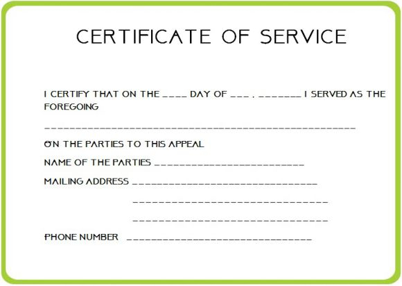 Employee Certificate Of Service Template (6) - Templates inside Employee Certificate Of Service Template