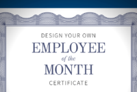 Employee Of The Month Certificate | When I Work pertaining to Employee Of The Month Certificate Template