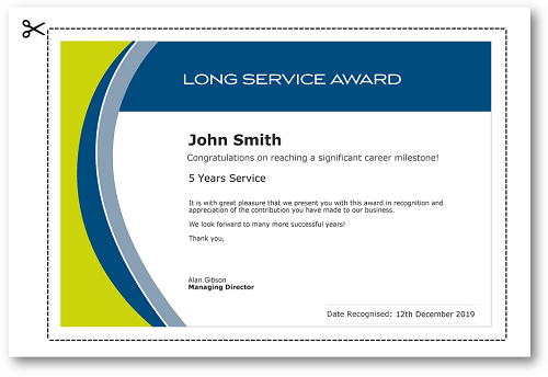 Employee Recognition Certificate Templates - Free Online Tool intended for Unique Recognition Of Service Certificate Template