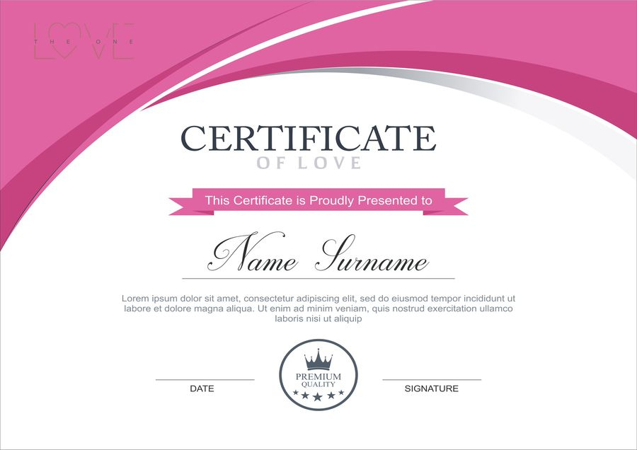 Entry #13Bhumishah312 For Design A Love Certificate for Love Certificate Templates