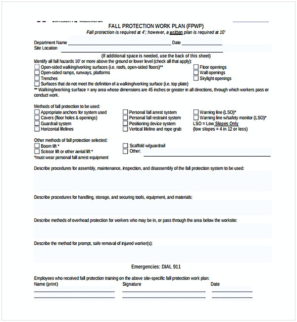 Fall Protection Certification Template (2) - Templates in Best Fall Protection Certification Template
