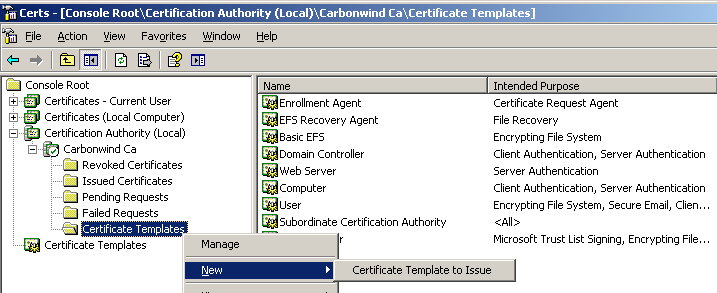 Finding Certificate Template In Certificate Authority intended for Active Directory Certificate Templates