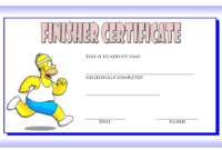 Finisher Certificate Template Free 6 | Certificate Templates within Unique Finisher Certificate Templates