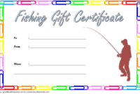 Fishing Charter Gift Certificate Free (1St Design) | Gift with Fishing Gift Certificate Template