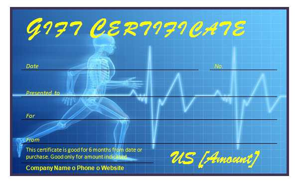 Fitness Gift Certificate » Officetemplates for Quality Fitness Gift Certificate Template