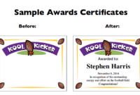 Football Certificate Templates | Youth Award Printables with New Youth Football Certificate Templates