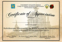 Formal Certificate Of Appreciation Template | Certificate Of in Best Formal Certificate Of Appreciation Template