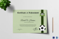 Free 15+ Sample Football Certificate Templates In Pdf | Psd in Best Football Certificate Template