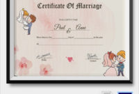 Free 16+ Marriage Certificate Templates In Word | Psd within Quality Marriage Certificate Template Word 10 Designs