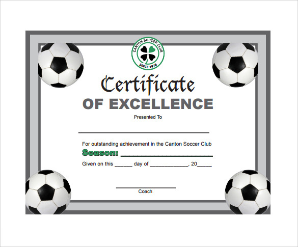 Free 17+ Soccer Certificate Templates In Psd | Ai | Indesign inside Soccer Certificate Template