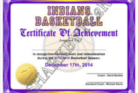 Free 20+ Sample Basketball Certificate Templates In Pdf | Ms regarding Basketball Tournament Certificate Templates