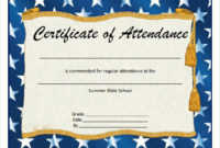 Free 23+ Sample Attendance Certificate Templates In Ai regarding Perfect Attendance Certificate Free Template