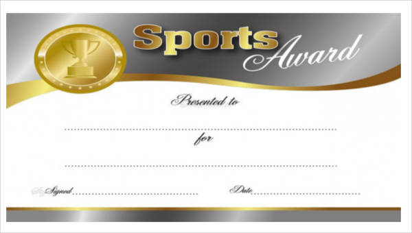 Free 27+ Sports Certificates In Pdf within Sports Award Certificate Template Word