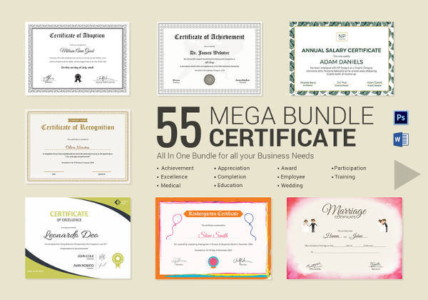 Free 28+ Microsoft Certificate Templates In Ms Word | Excel with regard to Best Certificate Templates For Word Free Downloads