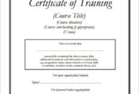 Free 28+ Training Certificate Templates In Ai | Indesign regarding Training Certificate Template Word Format