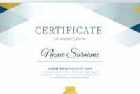 Free 34+ Sample Certificate Of Appreciation Templates In Pdf in Fresh Certificate Of Excellence Template Free Download