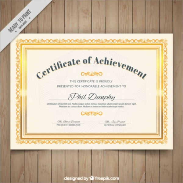 Free 39+ Psd Certificate Templates In Psd | Ai | Ms Word with Badminton Certificate Template Free 12 Awards