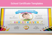 Free 39+ School Certificate Templates In Ai | Indesign | Ms inside Best Drawing Competition Certificate Template 7 Designs