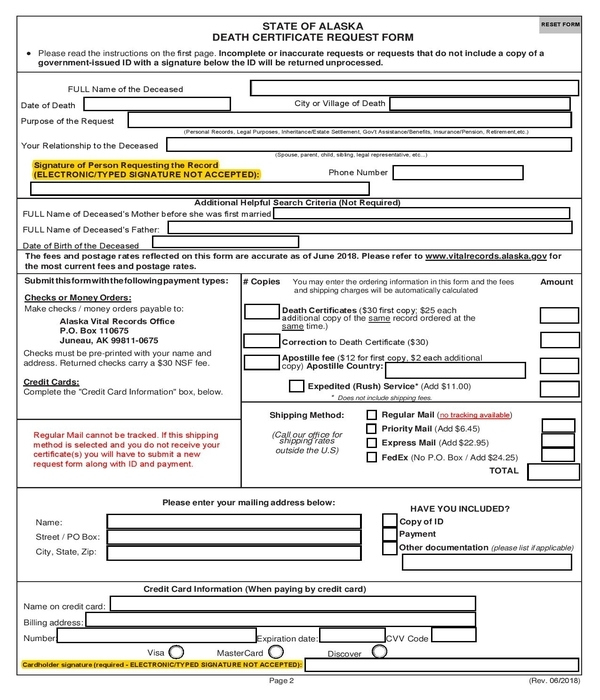 Free 5+ Death Certificate Forms In Pdf | Ms Word for Best Blank Death Certificate Template 7 Documents