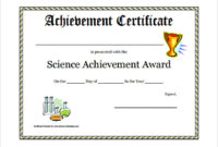 Free 52+ Printable Award Certificate Templates In Ai pertaining to Science Achievement Award Certificate Templates