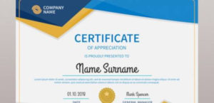 Free 52+ Printable Award Certificate Templates In Ai with regard to New Certificate Of Recognition Template Word