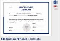 Free 54+ Sample Medical Certificates In Pdf | Ms Word with regard to Unique Physical Fitness Certificate Template Editable