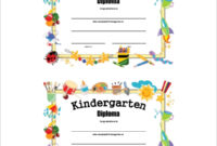 Free 6+ Sample Graduation Certificate Templates In Pdf within New Kindergarten Completion Certificate Templates