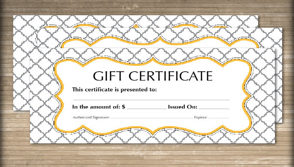 Free 60+ Sample Gift Certificate Templates In Pdf | Psd | Ms intended for Unique Massage Gift Certificate Template Free Download