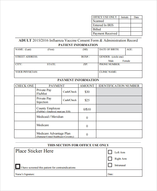 Free 8+ Sample Vaccine Consent Form Templates In Pdf | Ms Word with Best Certificate Of Vaccination Template