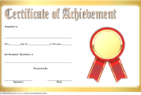 Free Academic Achievement Certificate Template 4 | Two inside New Academic Achievement Certificate Templates