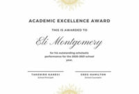 Free Academic Certificates Templates To Customize | Canva in Unique Academic Award Certificate Template