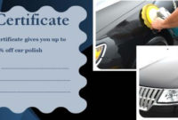 Free Automotive Gift Certificate Template – Demplates for Automotive Gift Certificate Template