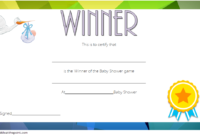 Free Baby Shower Game Winner Certificate Template 1 | Free with New Baby Shower Game Winner Certificate Templates