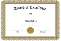 Free Certificate Template, Download Free Clip Art, Free Clip intended for Blank Certificate Of Achievement Template