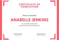 Free Course Certificates Templates To Customize | Canva intended for Best Training Course Certificate Templates