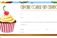 Free Cupcake Gift Certificate Template 1 | Gift Certificate for Quality Cupcake Certificate Template Free 7 Sweet Designs
