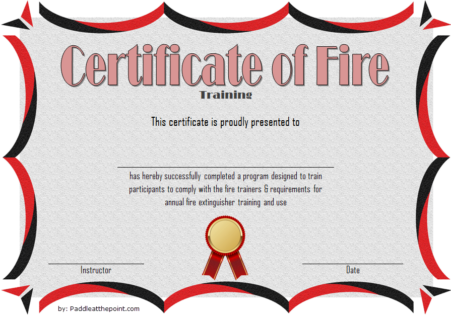 Best Firefighter Training Certificate Template Amazing Certificate