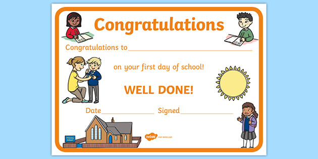 Free! - First Day Award Certificates School (Teacher Made) throughout Fresh First Day Of School Certificate Templates Free