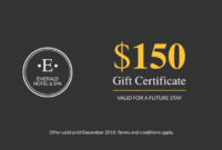 Free Gift Certificate Maker Online & Gift Certificate Design for Quality Restaurant Gift Certificate Template 2018 Best Designs