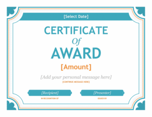 Free Gift Certificate Template Award Template For Word 2013 throughout Certificate Templates For Word Free Downloads