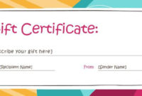 Free Gift Certificate Templates You Can Customize | Free pertaining to Custom Gift Certificate Template