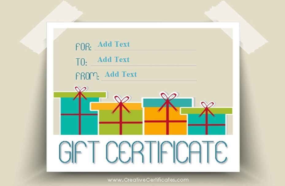 Free Gift Certificate Templates You Can Customize inside Graduation Gift Certificate Template Free