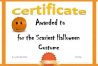 Free Halloween Costume Awards | Customize Online | Instant with regard to Best Costume Certificate Printable Free 9 Awards
