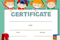 Free Kids Certificate Templates (9) – Templates Example for Free Printable Certificate Templates For Kids